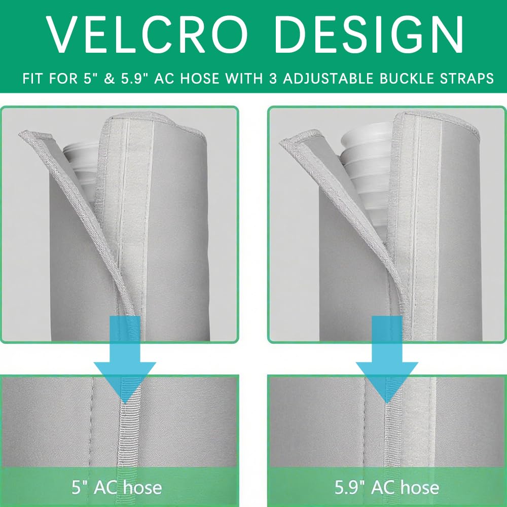 AC Hose Insulation Cover Protective Sleeve 150x50cm for Portable Air Conditioners – 150x50cm