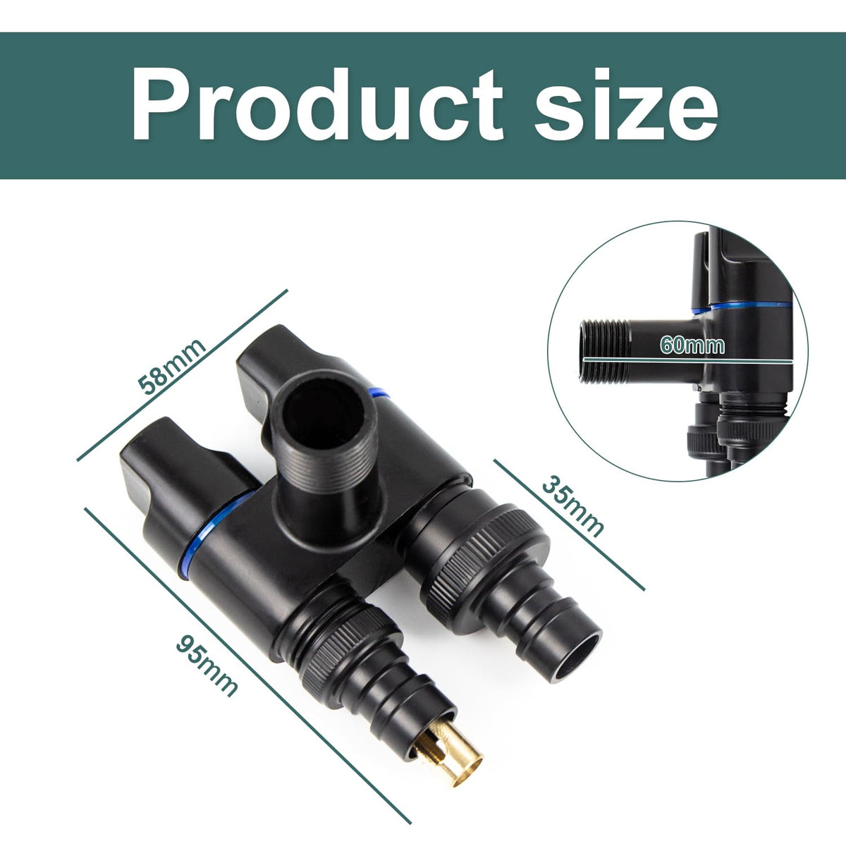 Combination Angle Valve 3-way Regulating – 1/2 x 3/4in