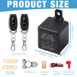 Battery Disconnect Switch 12V 200A Wireless Remote Kill Anti-Theft – 12V 200A