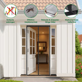 Plasă magnetică anti-insecte pentru ușă de balcon cu închidere automată 80x200 cm