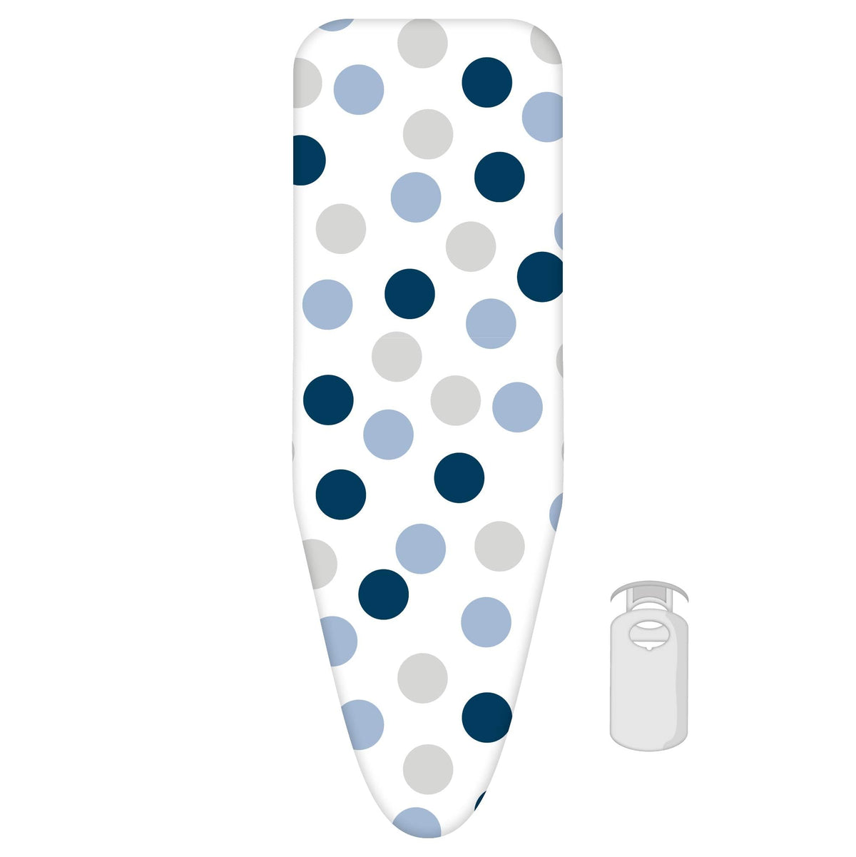 Husă pentru masă de călcat în 2 straturi cu spumă 3 mm mărime S/M (25-32 cm x 105-112 cm)