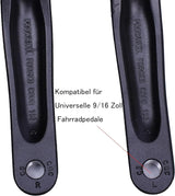 Prowheel Ebike ISIS Crank Arm,127 mm/140 mm/152 mm/160 mm/165 mm/170 mm/175 mm Electric Bicycle Crank Arm for ISIS Mid Drive Motor,Bosch GEN4,PW-X3/PW-X2,BANGFANG M620, Brose Standard/MAG,GX0