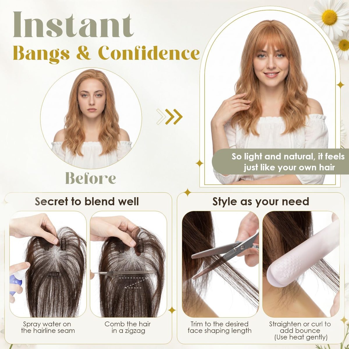 Meșă păr natural clip-in 100% păr uman Remy 14g #2 – Șaten închis
