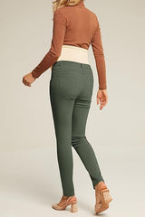 Maternity Trousers Casual Comfortable Army Style – Green XL