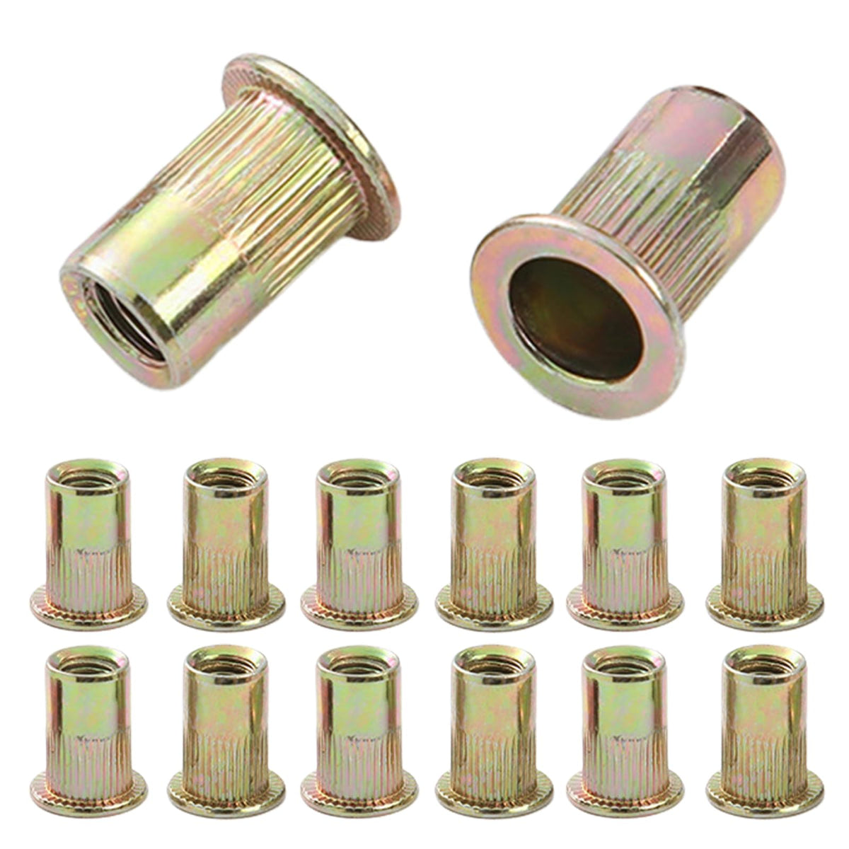 Rivet Nut M5 Draw-in 50pc Zinc Plated Threaded Rivets – M5