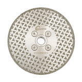 Diamond cutting disc 125mm galvanized saw blades - for cutting and grinding granite, marble, ceramic, porcelain stoneware, tiles, quartz M14 thread SANLEETEK