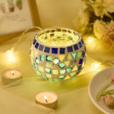 Suporturi de lumânări din sticlă mozaic set de creatie DIY, 2 bucăți – Multicolor