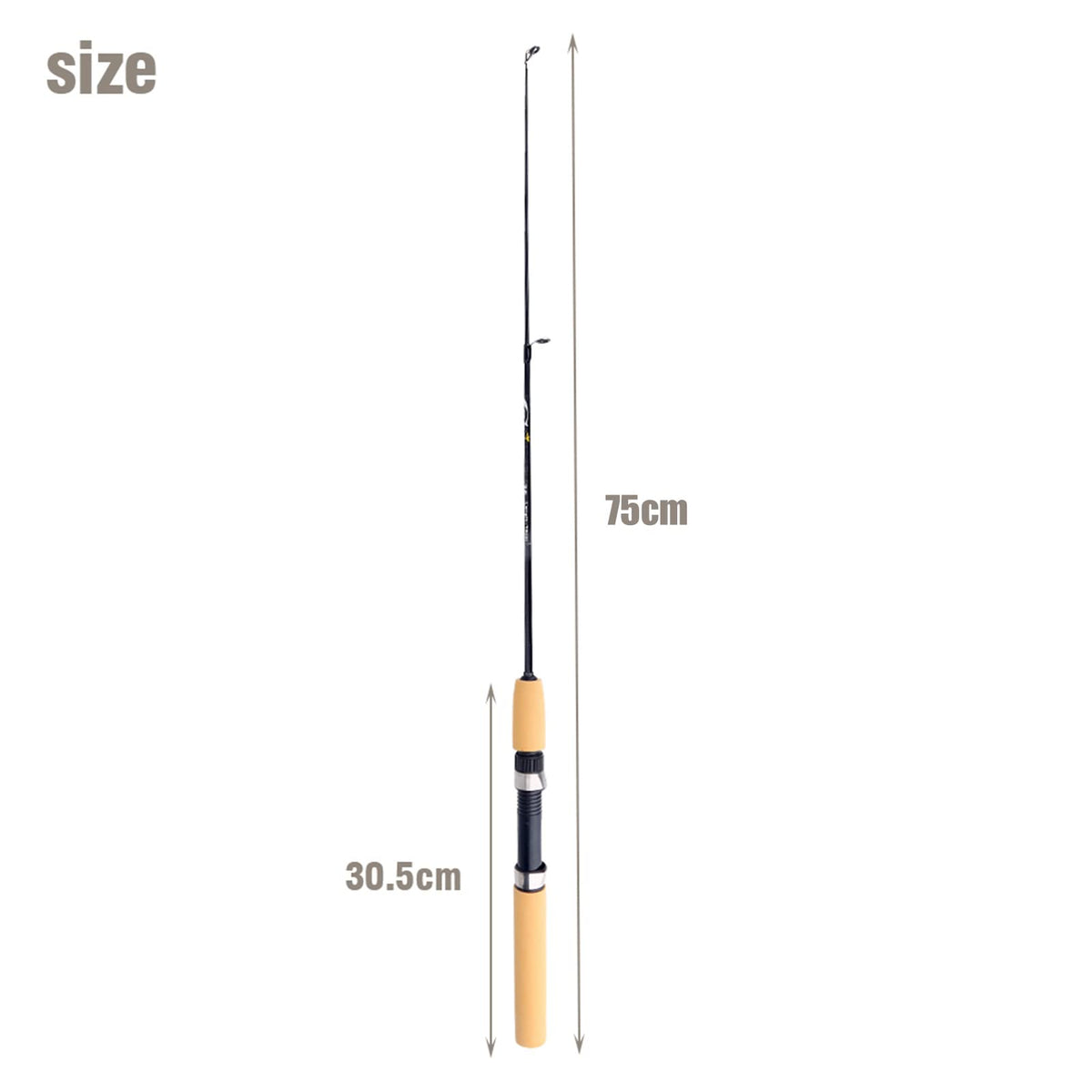 Telescopic Mini Pocket Fishing Rod Portable Sea Fishing Rod for Rivers Lakes Oceans – Mini