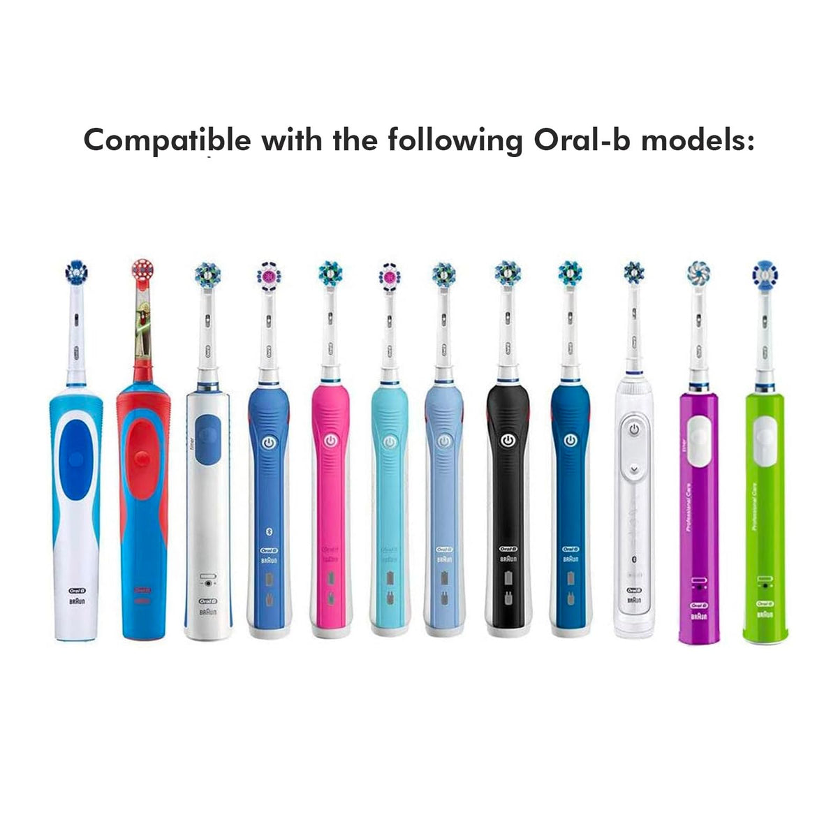 Toc rigid de călătorie pentru periuță electrică compatibil Oral-B și Philips – Negru