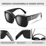 Over-Glasses Polarised Sunglasses Large for Glasses Wearers – Purple