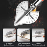 Miter shears, angle shears 45 to 135 degrees scissors for cable duct cutter with 10 replacement blades Multifunctional angle scissors for precise cutting