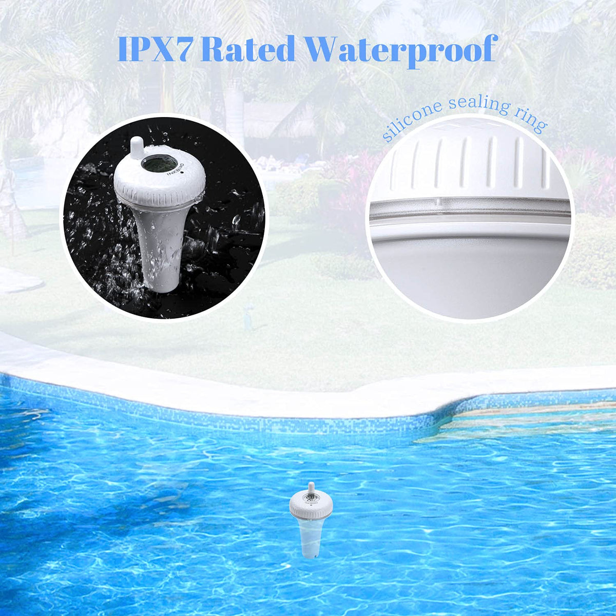 Inkbird IBS-P01R Wireless Pool Thermometer, Floating Thermometer, Digital