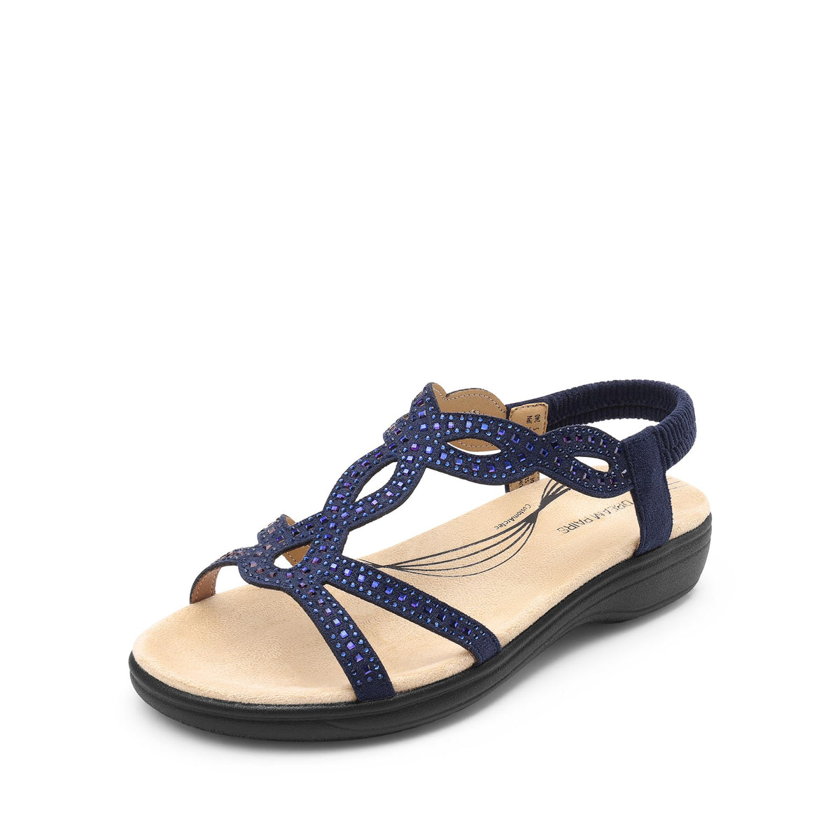 Women's Flat Sandals Summer Slip-On – Grey EU41.5
