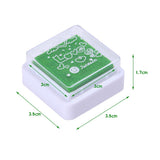 Stamp Pad Set Fingerprint Ink Pads Non-Toxic – 12 colours