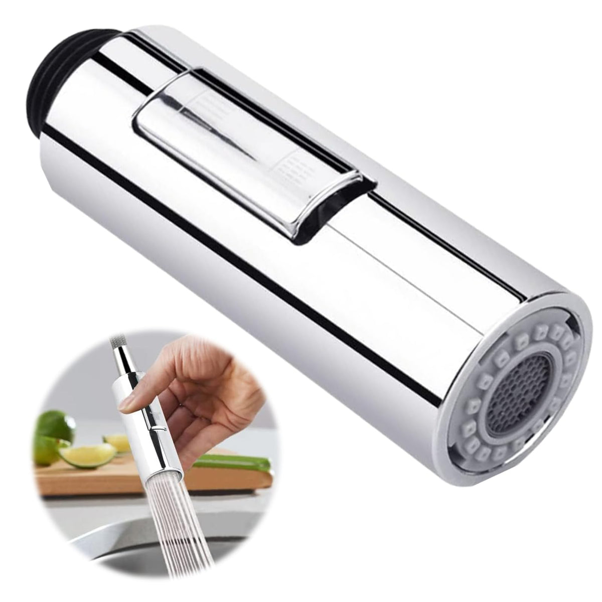 Pull-out Kitchen Faucet Spray Head 2 Modes Hand Shower – Universal