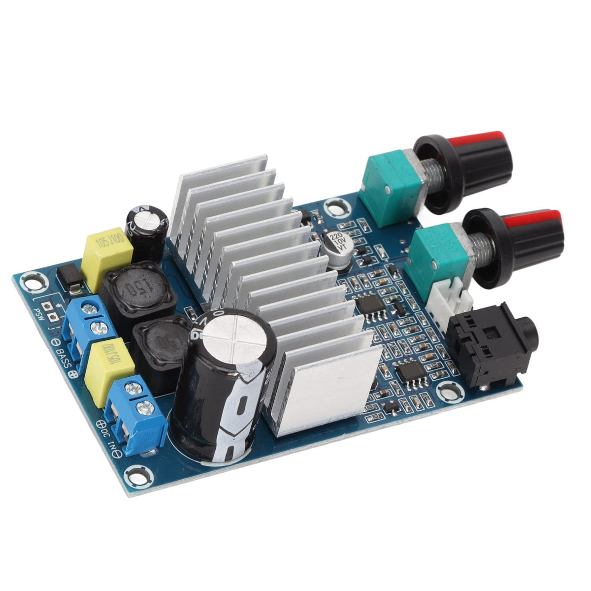 100W Digital Subwoofer Amplifier Board 12–24V with Bass Output – 12–24V