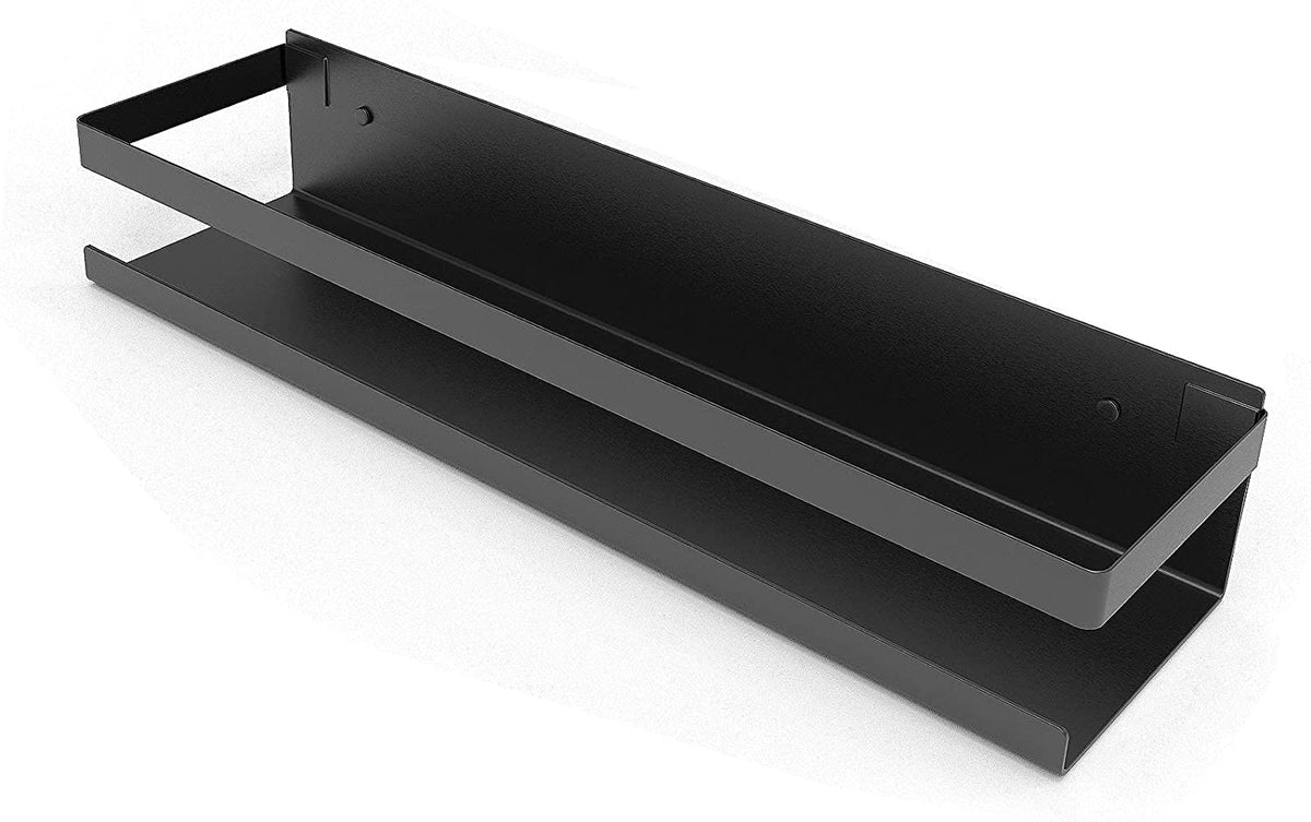 Etajeră de duș autoadezivă fără găurire din inox SUS 304 Bestdon 30 cm – Negru