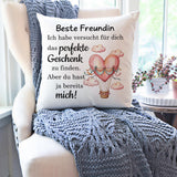 Set 2 fețe de pernă decorative pentru cupluri cadou aniversare / Valentine's Day
