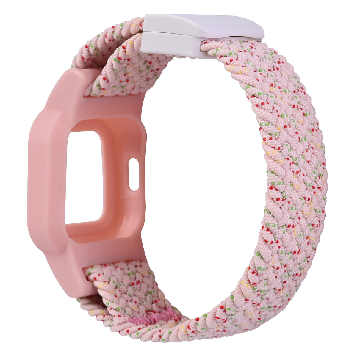 Braided Nylon Watch Strap Compatible with Garmin Vivofit Jr 3 Adjustable – No Gemstone