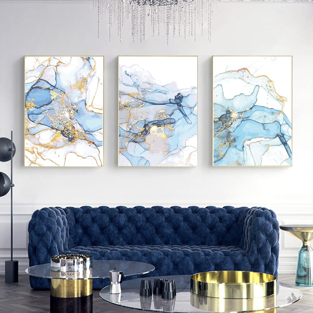 Set 3 postere artă islamică modernă decor perete fără ramă – Stil 4 (30x40 cm)
