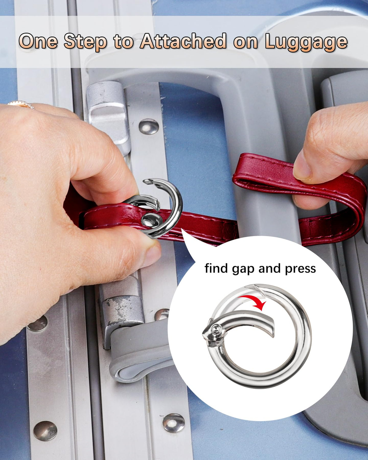 Luggage Tags 3-Pack PU Leather Privacy Cover Durable Travel ID – Assorted