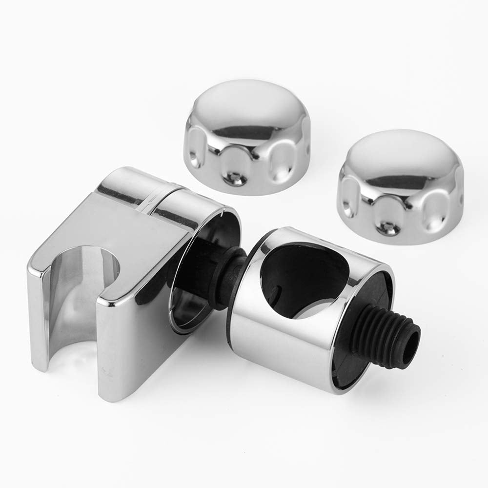 Shower rod bracket, replacement bracket, ABS, chrome-plated, adjustable, Grohe, hand shower, for bathroom accessories, 25 mm