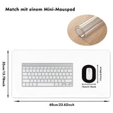 Yanen Transparent Desk Pad, 110 x 60 cm, PVC Clear Large Table Mat, Non-Slip Round Edges, Waterproof Table Protector, Desk Mat for Office, Home, School