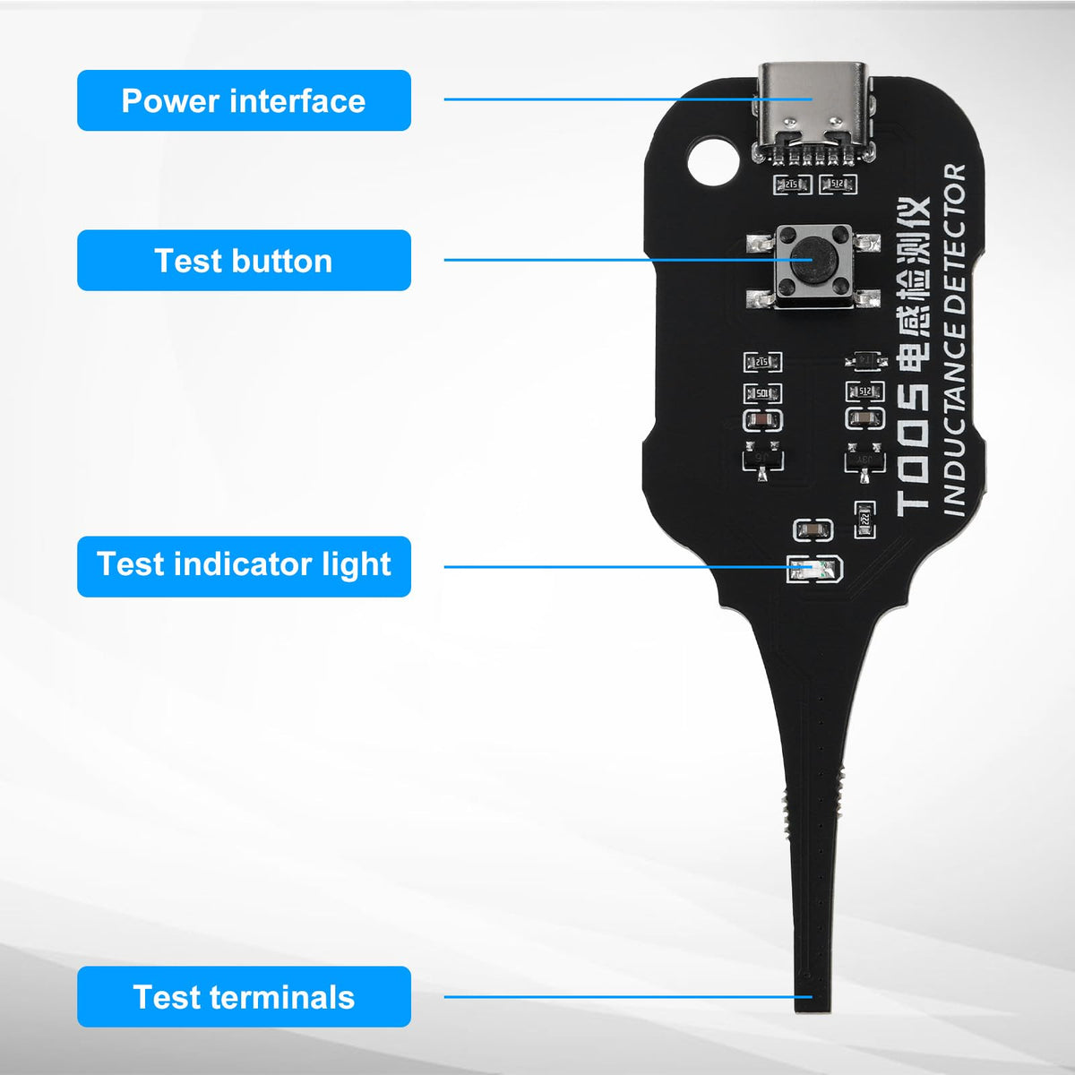 Inductance Detector T005 Mini In-Circuit Coil Tester Portable High-Precision – T005