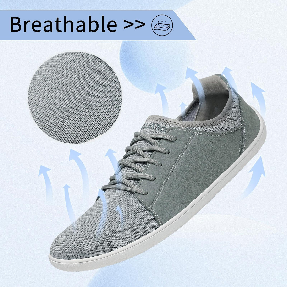 Adidași tricotați minimaliști Barefoot flexibili și ușori unisex – EU 36