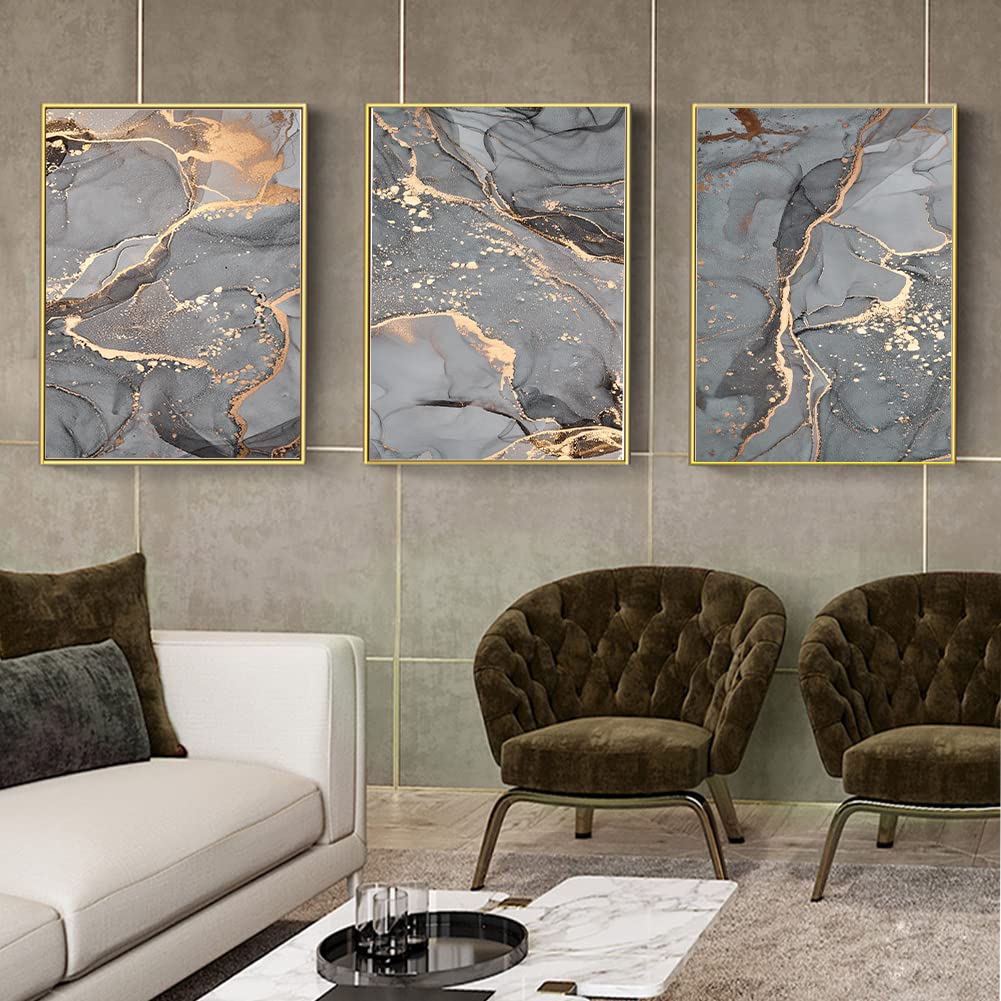 Set 3 postere artă islamică modernă decor perete fără ramă – Stil 2 (30x40 cm)