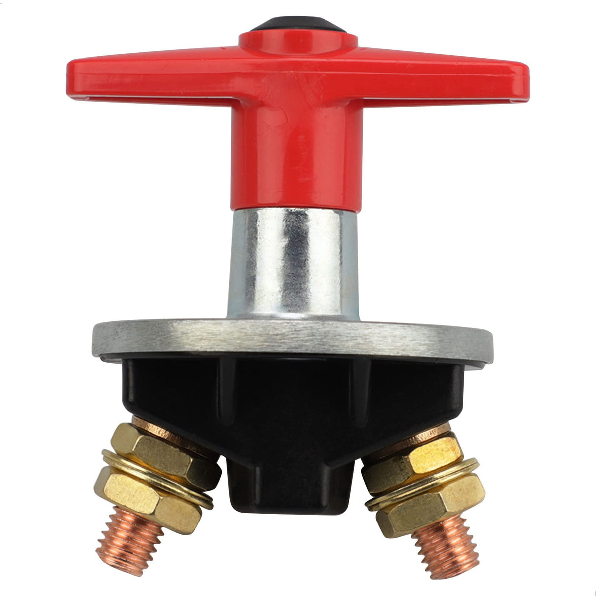 Car Battery Isolator Switch-Leak-proof Button Type Battery Master Switch 12volt-60volt 200A Isolator Switch Battery for Boat Motorcycle Yacht Car Caravan Built-in Power Switch