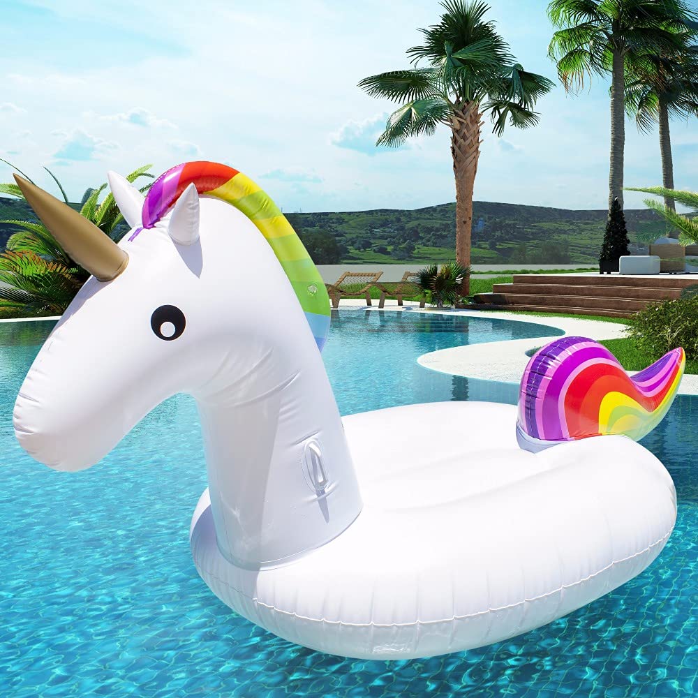 Saltea gonflabilă uriașă unicorn Dracarys pentru piscină și plajă 200x100x90 cm