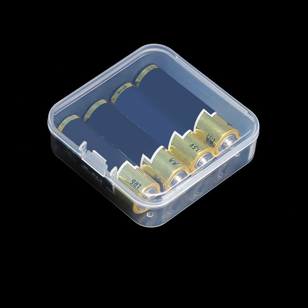 Plastic Storage Box 15 Compartments Transparent with Lid for Beads Jewellery Screws – Clear 6.4 x 6.4cm