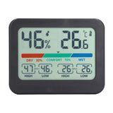 Digital Thermometer & Hygrometer Temperature Humidity Monitor with Magnet – Large LCD