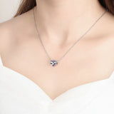 Sterling Silver Birthstone Charm Pendant Infinity – July