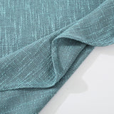 Heavyweight Round Cotton-Linen Tablecloth 180 cm – Light Blue