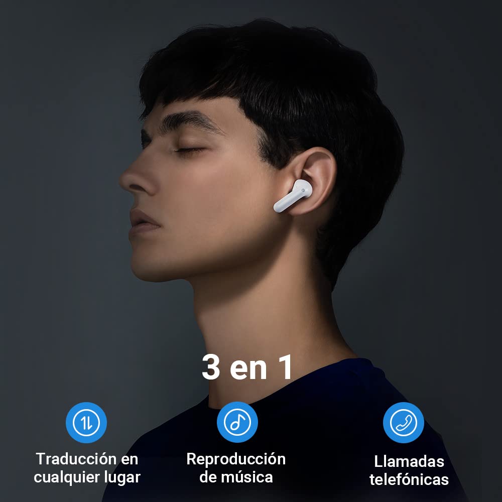 Timekettle M3 Languages Translation, Two-Way Translation Device with App for 40 Languages and 93 Accents Online, Offline Translation to Explore the Lives of