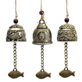 Clopoței de vânt Feng Shui din metal stil antic pentru noroc și armonie