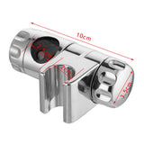 Shower rod bracket, replacement bracket, ABS, chrome-plated, adjustable, Grohe, hand shower, for bathroom accessories, 25 mm