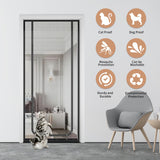 Plasă de siguranță rezistentă pentru animale de companie ușă balcon sau geam 90 cm