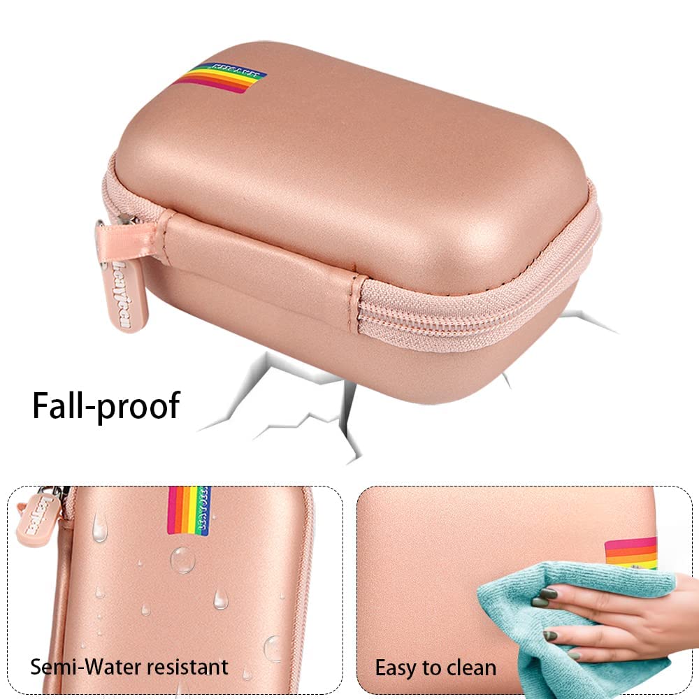 Protective Kids Camera Case Compatible ITSHINY/WOWGO 3.5in - Pink