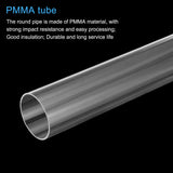 Set 4 tuburi transparente din PVC diametru int. 41mm / ext. 45mm lungime 350mm – Construcție lămpi
