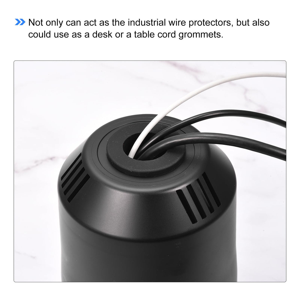 Manșon cauciuc tip T pentru trecere și protecție cabluri 91.3mm ext / 78mm int – Negru