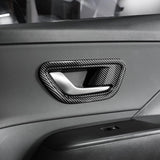 Interior Door Handle Trim Cover for Hyundai Kona 2024–2026 4pcs – Wood Grain