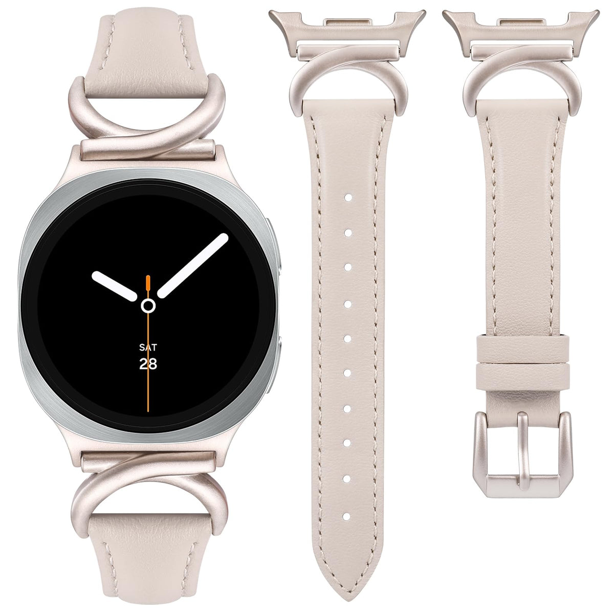 Leather Strap for Samsung Galaxy Watch 9/8 Compatible – Polaris