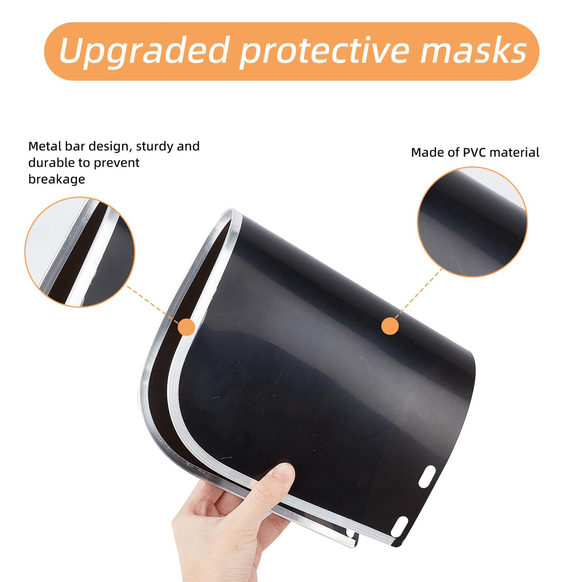 Replacement Face Shield Lenses 3-Pack Safety for Welding & Grinding – 3-Pack