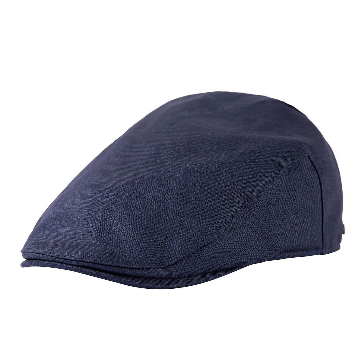 Șapcă bărbătească plată de vară din in 100% protecție UPF50+ – Bleumarin XXL