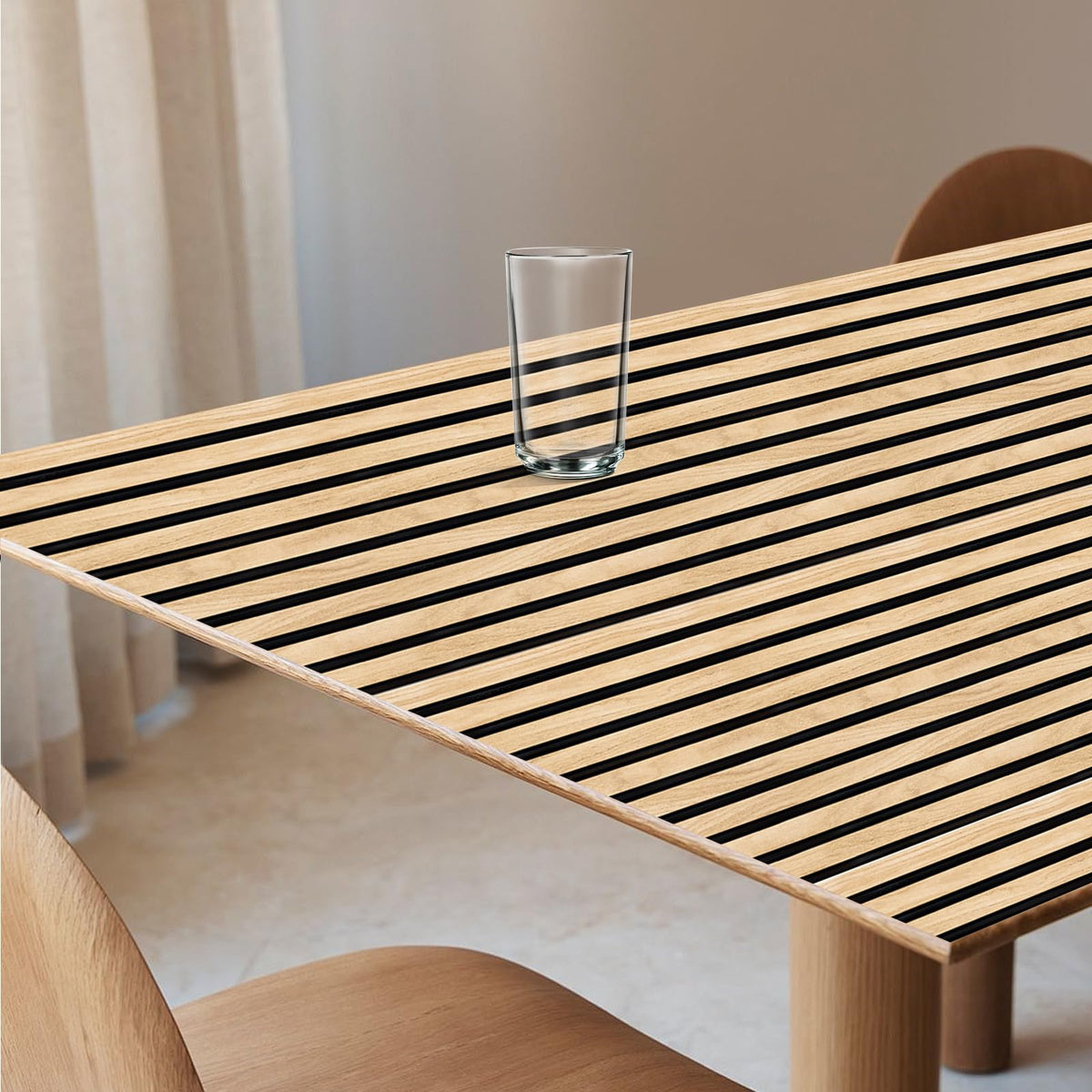 Self-Adhesive Wood Grain Wallpaper Film Non-Woven – Dark Wood 44x300cm