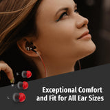 Wired Earbuds with Microphone 90% Noise Cancelling – Symphonized