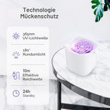 USB Electric Insect Trap Mosquito Killer Lamp for Indoor & Outdoor – White